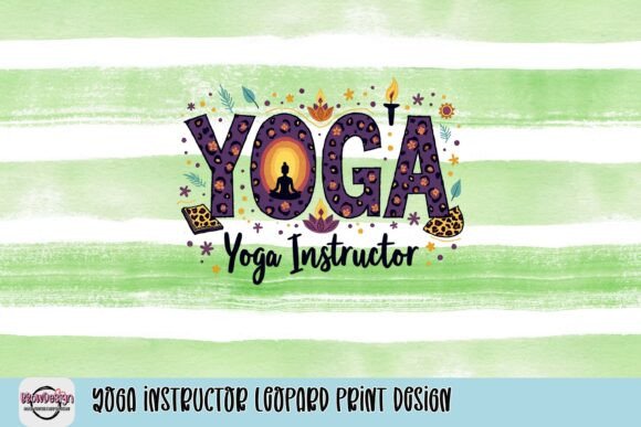 Download Yoga Instructor Leopard Print Design - Yoga instructor Collection