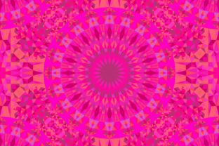 Download Pink Seamless Triangle Mandala Pattern - Premium Bundle