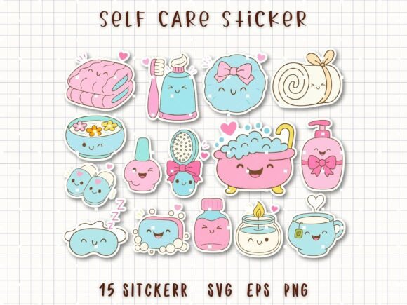 Download Self Care Sticker Spa Bath Relax Clipart - Relax Collection