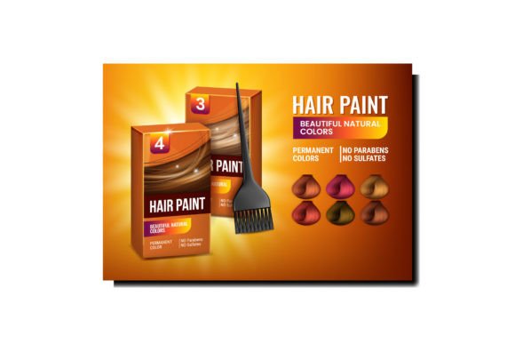 Download Hair Paint Cosmetology Promotion Banner - Cosmetology Collection
