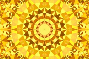 Download Golden Seamless Triangle Mandala Pattern - Premium Bundle